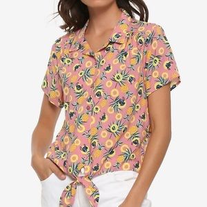 LILO & STITCH Hawaiian button up shirt